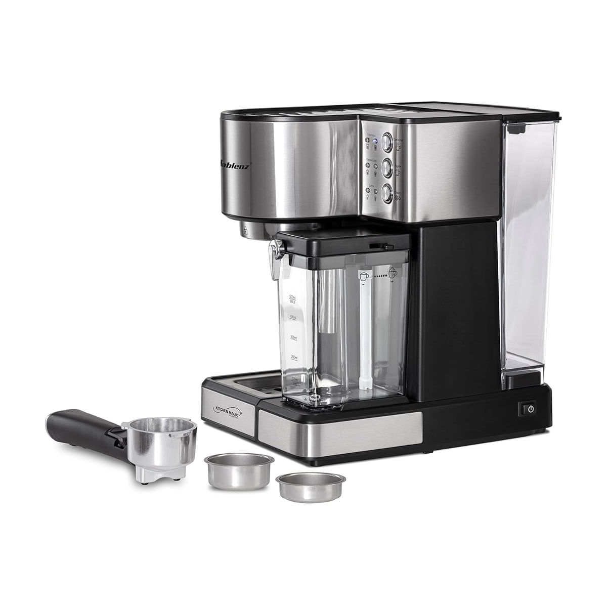 Koblenz Cafetera Espresso & Latte CKM-1350 IN Silver-2