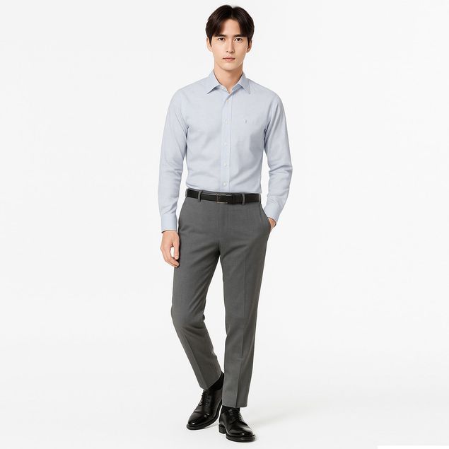 Camisa-Long-Beach-De-Vestir-Para-Hombre-LV3559