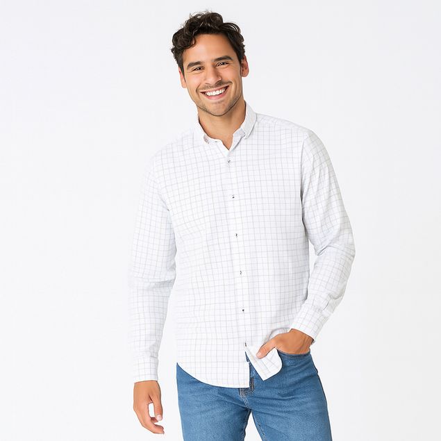 Camisa-Sherman-Morgan-De-Cuadros-Para-Hombre-201L740