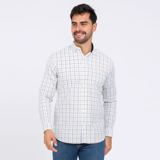 Camisa-Sherman-Morgan-De-Cuadros-Para-Hombre-201L736