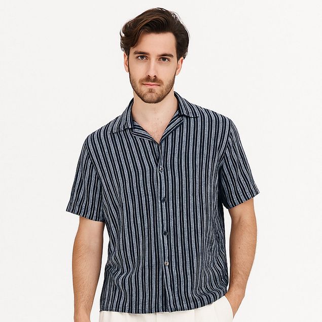 Camisa-Sherman-Morgan-De-Rayas-Para-Hombre-98-9016-502