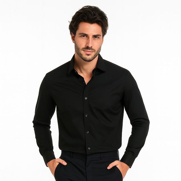 Camisa-Sherman-Morgan-De-Vestir-Para-Hombre-J5-802L743
