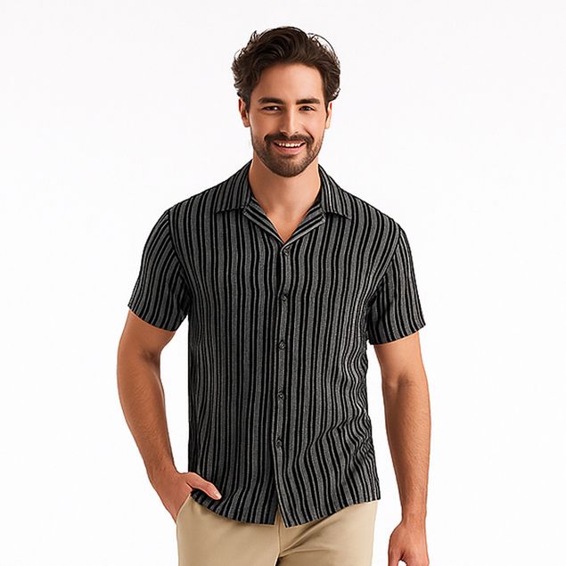 Camisa-Sherman-Morgan-De-Rayas-Para-Hombre-98-9018-507