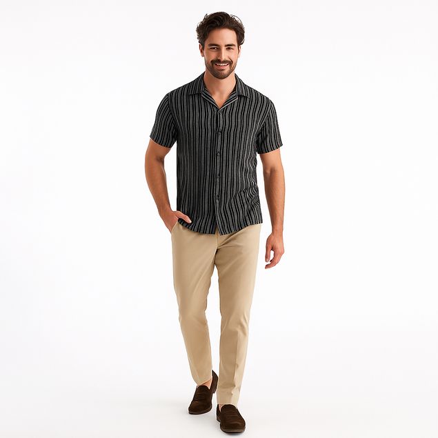 Camisa-Sherman-Morgan-De-Rayas-Para-Hombre-98-9018-507