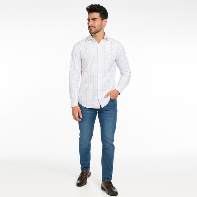 Camisa-Sherman-Morgan-De-Cuadros-Para-Hombre-217L737