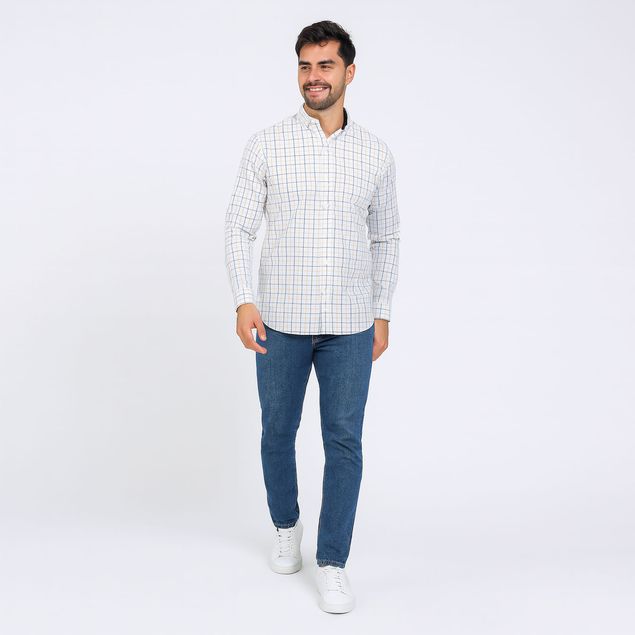 Camisa-Sherman-Morgan-De-Cuadros-Para-Hombre-201L736