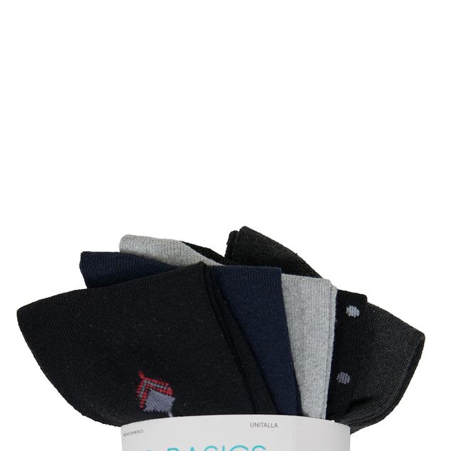 Paquete-De-Calcetines-Sd-Basic-Con-5-Pzas.-Para-Hombre-SD500-MUL