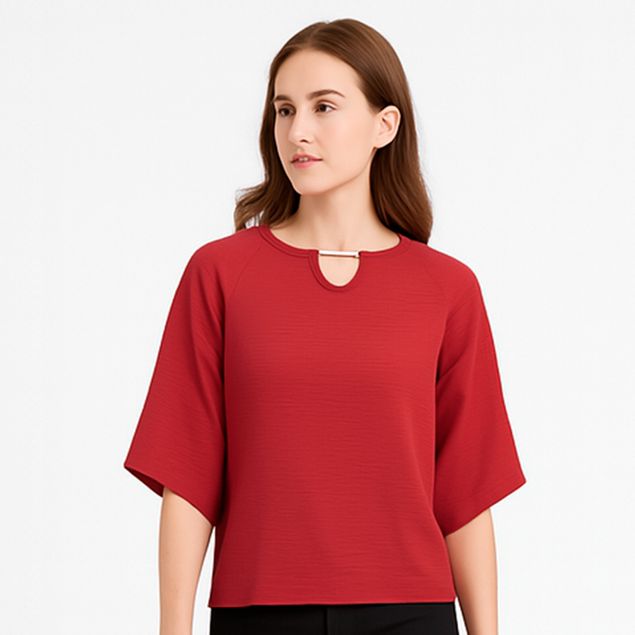 Blusa-Top-Model-Manga-Holgada-Para-Mujer-B-15025