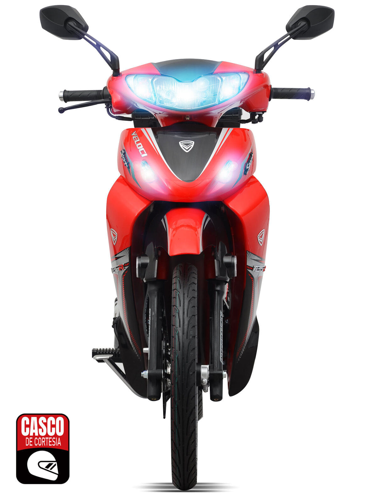 Motocicleta Veloci Argent X3 125 CC Rojo 2025-2