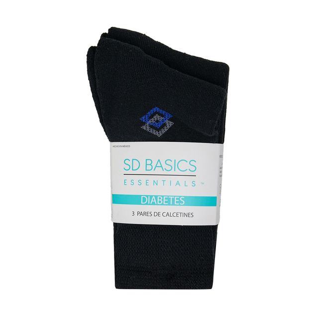 Paquete-De-Calcetines-Sd-Basic-Con-3-Pzas.-Para-Hombre-Diabetico-SD300D-BK