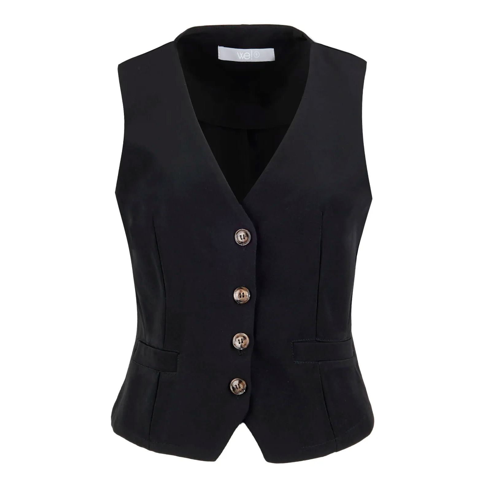 Chaleco We Corto Con Botones Para Mujer CH-038 Talla XG-2