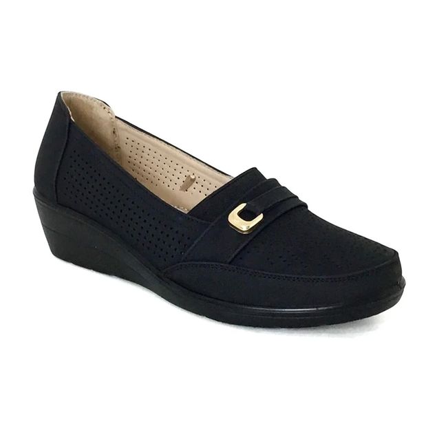 Zapato-Comfort-Fit-Cuña-Baja-Para-Mujer-28056N
