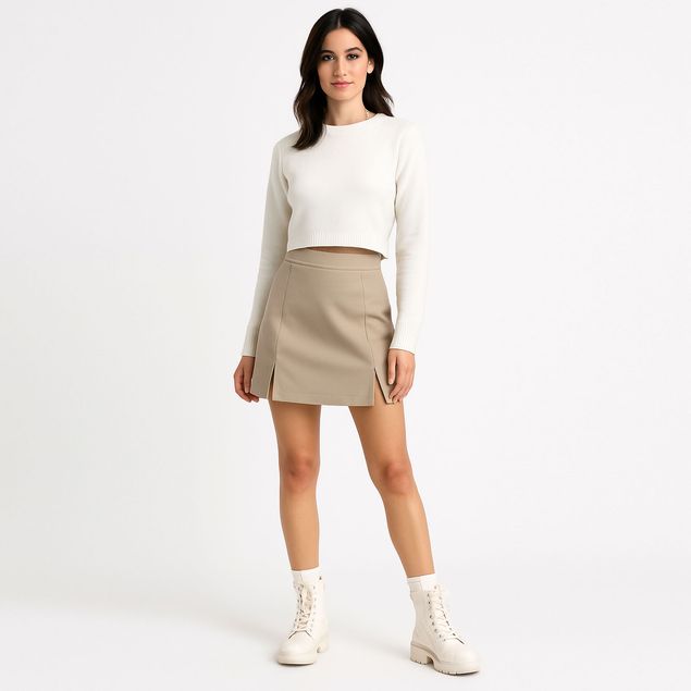 Falda-Red-Marine-Con-Abertura-Para-Mujer-G250831J
