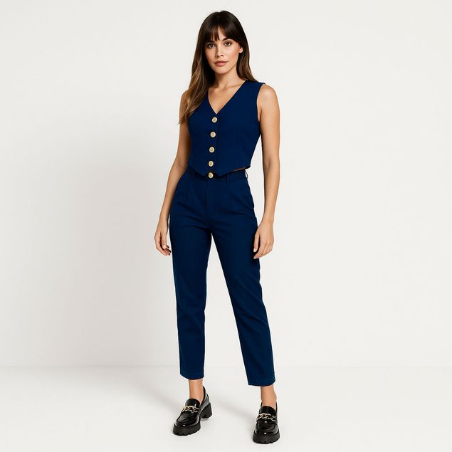 Conjunto-Zawary-De-Chaleco-Con-Pantalon-Para-Mujer-CH-3012R