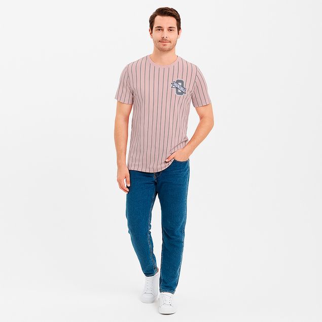 Playera-Oggi-Con-Estampado-De-Lineas-Para-Hombre-2311410