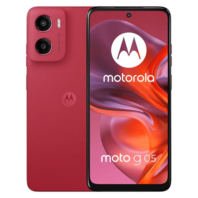 Motorola-G05-128GB-Desbloqueado-Rojo