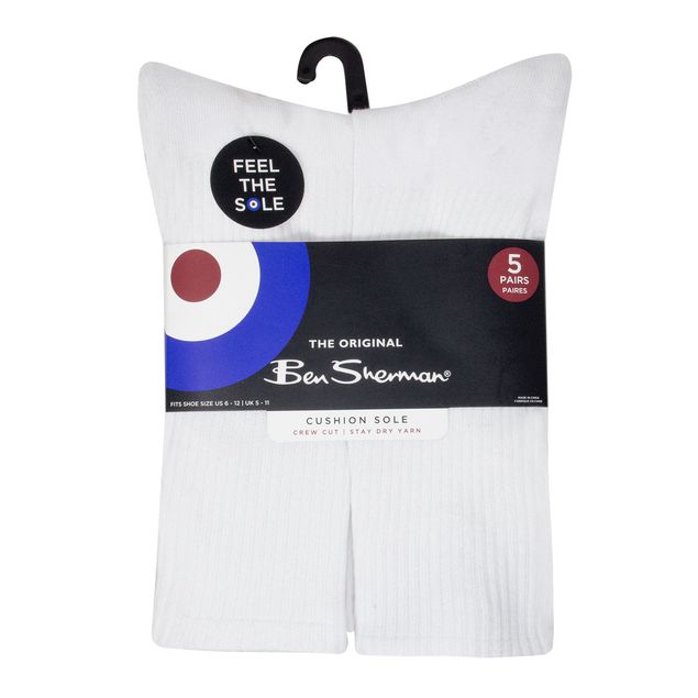 Calcetin-Ben-Sherman-Con-5-Pares-Para-Hombre-BSSKM0257