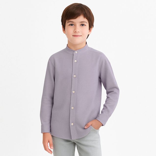Camisa-Estivaneli-Cuello-Mao-Para-Niño-CVSK-101104