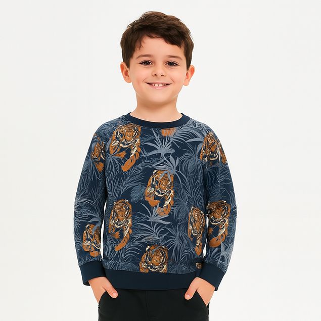 Sudadera-Koko-Noko-Con-Estampado-De-Tigre-Para-Niño-U44247-1COA