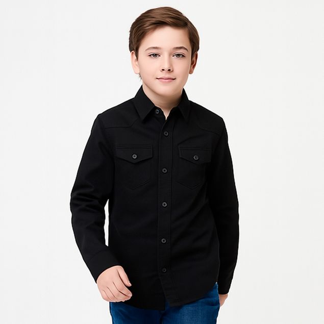 Camisa-Southland-Con-Bolsillos-Para-Niños-SOC-0463A